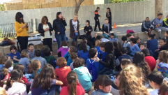 بالفيديو: فعاليات مشروع "ملتقى الصفوف" في مدرسة أجيال الابتدائية بيافا